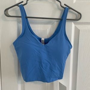 Lululemon Align Tank, size 8, colour blue.